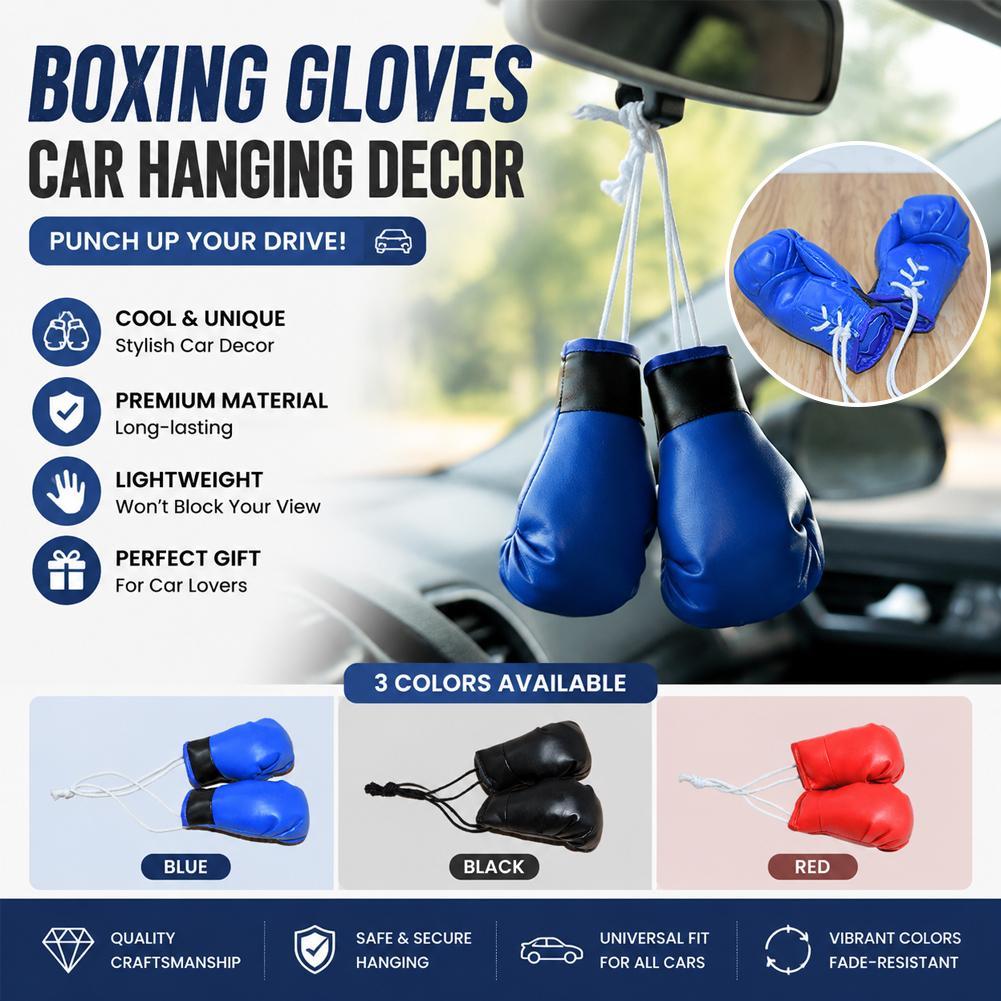 Leather Driving Glove - Миниатюрные боксерские перчатки, подвеска на зеркало