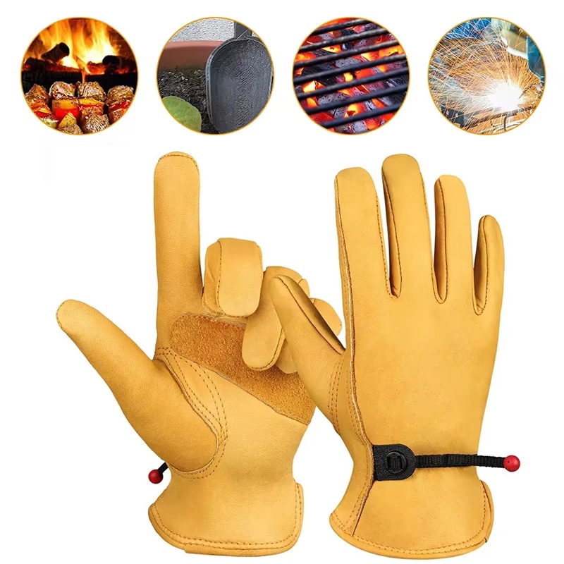 Leather Driving Glove - Кожаные перчатки для мужчин, рабочие перчатки