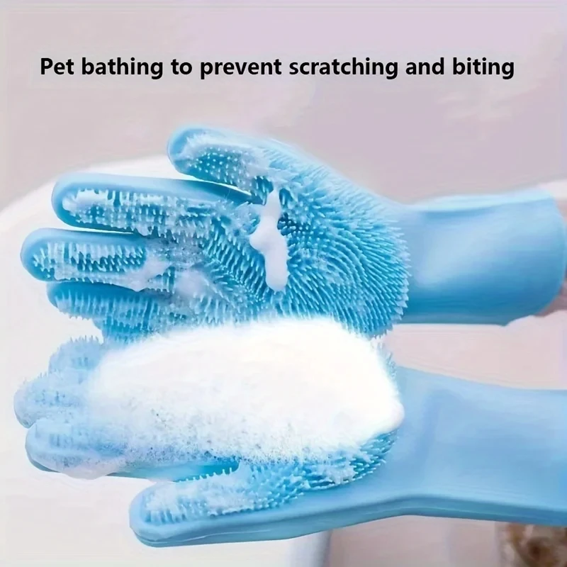 Rubber Glove Cleaning - Перчатки для ухода за домашними животными,