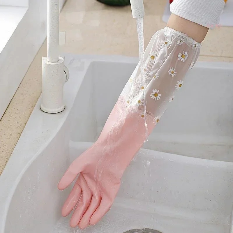 Резиновые перчатки с длинными  – обзор и цена Rubber Glove Cleaning
