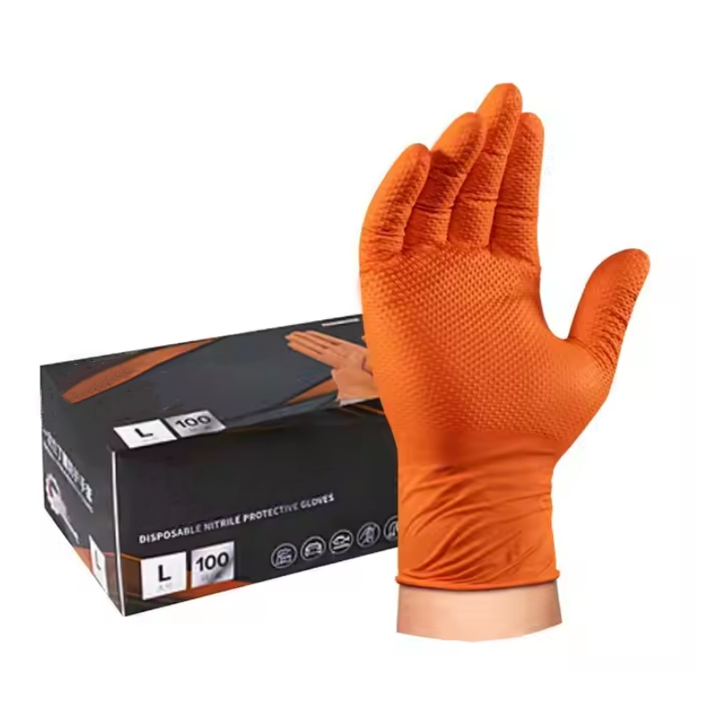 8-мильные сверхмощные промышле – обзор и цена Nitrile Mechanic Glove