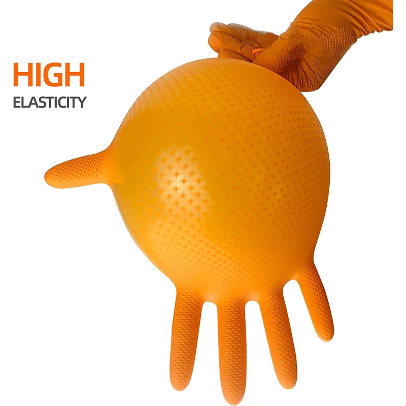 8-мильные сверхмощные промышле – обзор и цена Nitrile Mechanic Glove