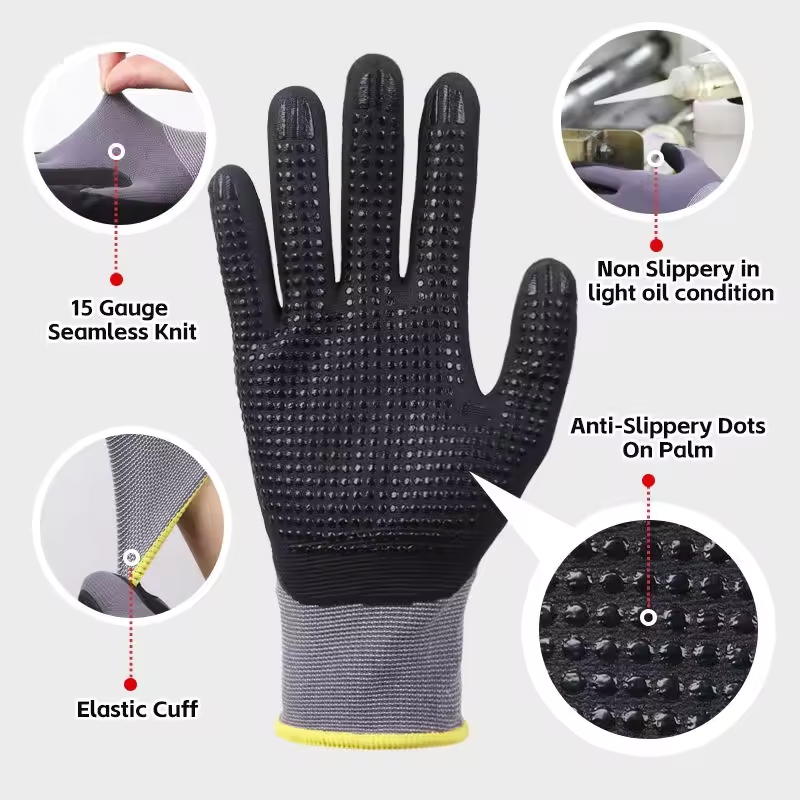 Защитные рабочие перчатки из м – обзор и цена Nitrile Mechanic Glove