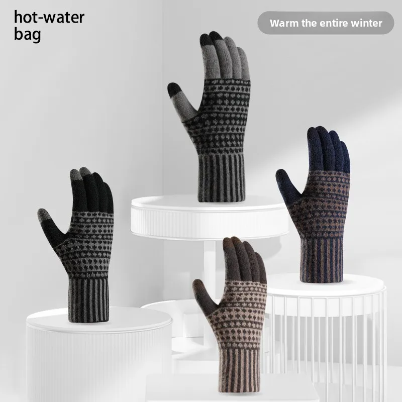 Новые перчатки с сенсорным экр – обзор и цена Wool Glove Lined